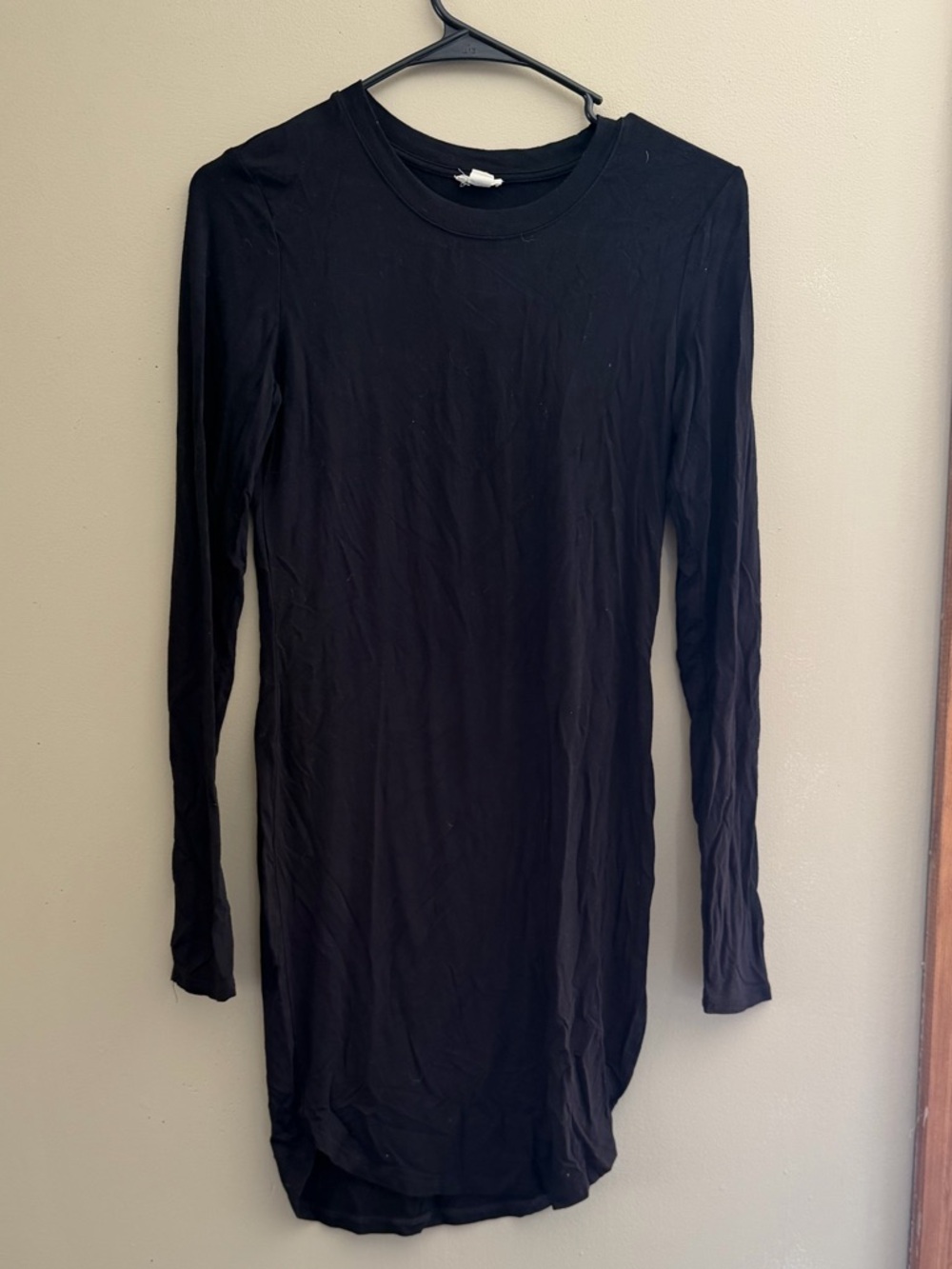 Garage Black Long-Sleeve Bodycon Dress